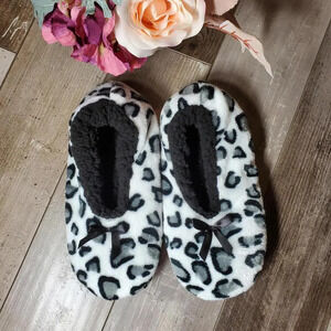 West Loop Faux Fur Lining Ballerina Socks Women's Slipper Socks Size Small